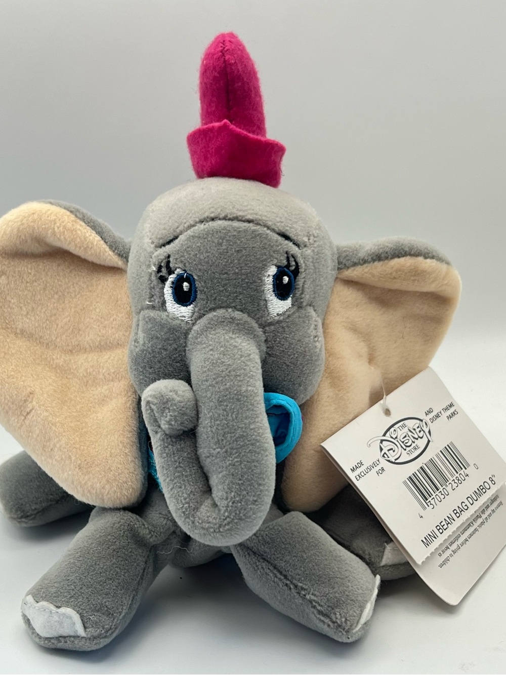 Disney Store Dumbo Mini Bean Bag Plush 8” Elephant